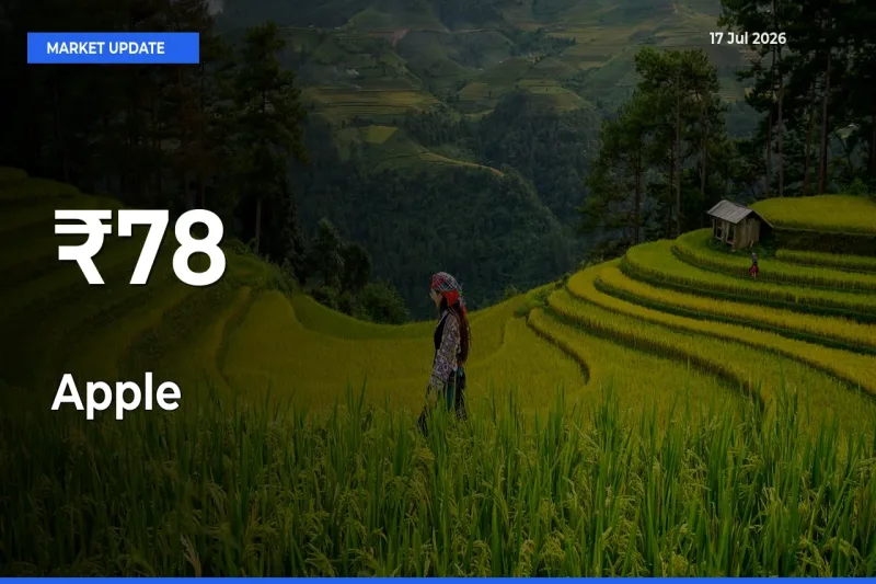 Apple Mandi Trend Today: Prices Shift Across Multiple Markets