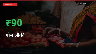तेज़ तेजी! मंडी में गोल लौकी के दाम 90.16% चढ़े
