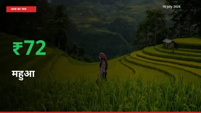 18 July अपडेट: महुआ के दाम मंडी में 72.04% उछले