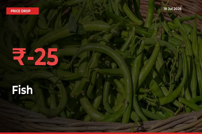 This Mandi Records 25.31% Fall in Fish Prices