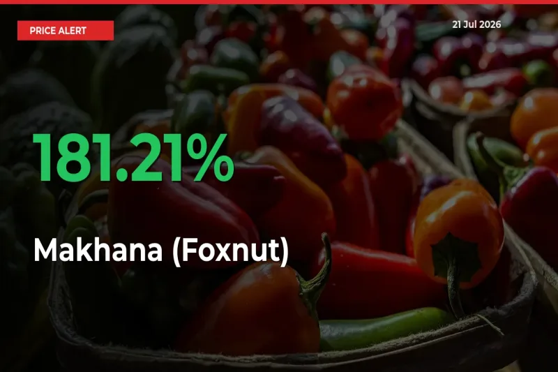 Farmers Cheer as Makhana (Foxnut) Prices Surge 181.21% in Local Mandis