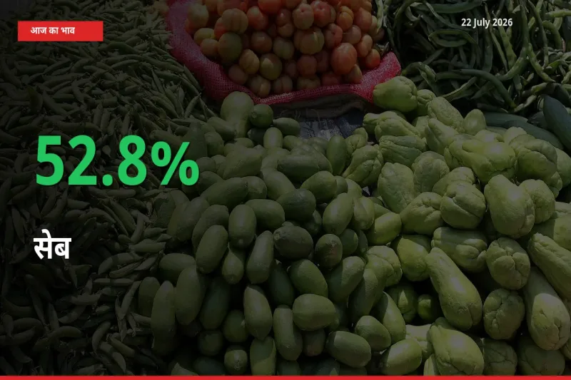 किसानों के लिए खुशखबरी! स्थानीय मंडी में सेब 52.8% उछला