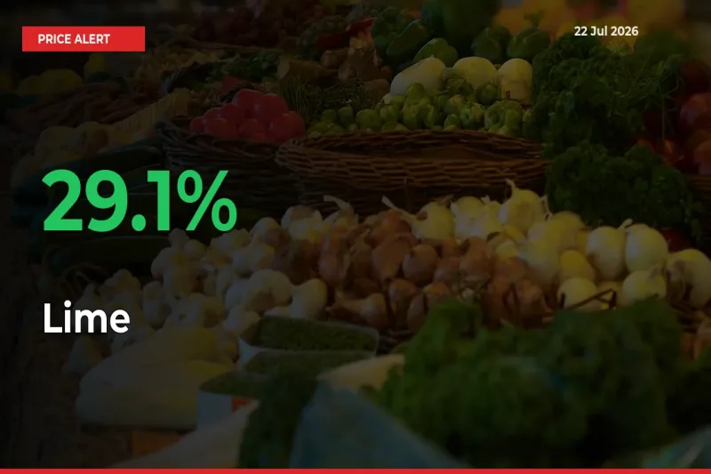 This Mandi Records 29.1% Jump in Lime Prices