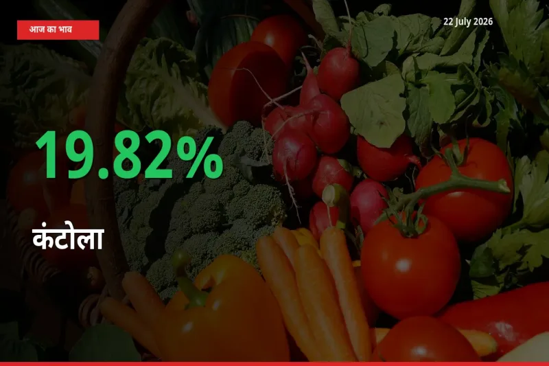 किसानों के लिए खुशखबरी! स्थानीय मंडी में कंटोला 19.82% उछला