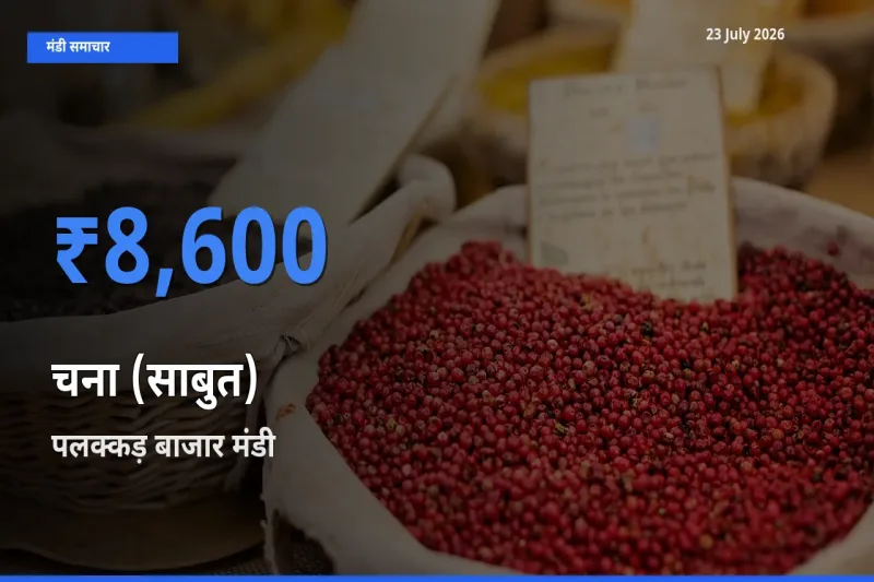किसानों की पसंद बना पलक्कड़ बाजार, चना (साबुत) के सबसे अच्छे दाम