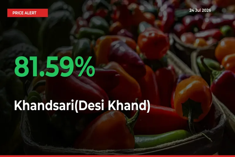 Khandsari(Desi Khand) Prices Rise 81.59% in a Day at Major Mandis