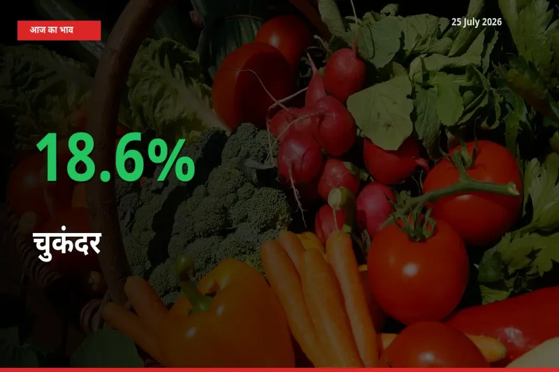 स्थानीय मंडी में चुकंदर के दाम अचानक 18.6% उछले, किसान सतर्क