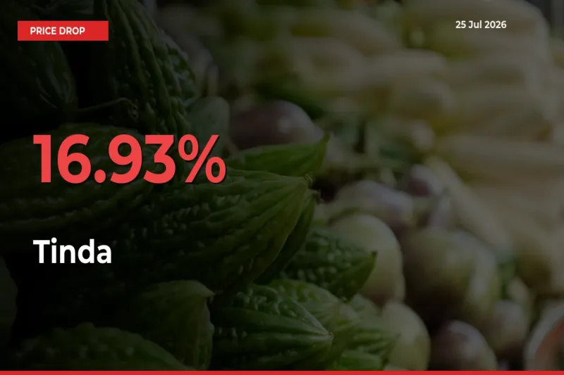 Why Tinda Prices Fell 16.93% in a Day at Mandis