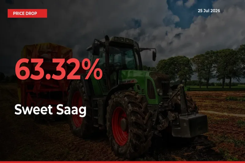 63.32% Drop in Sweet Saag Prices – Mandi Sees Sudden Fall