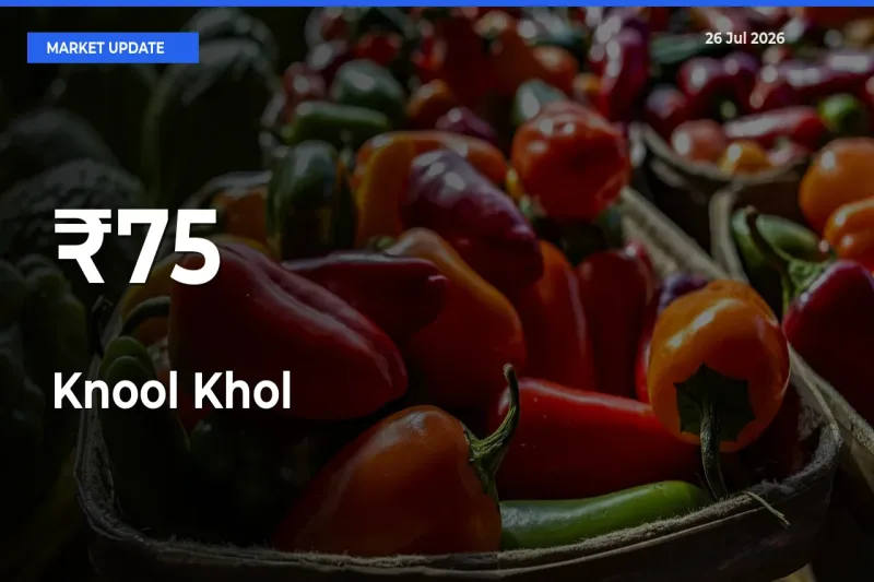 Strong Trend in Knool Khol Rates Across Multiple Mandis – What It Means for Traders