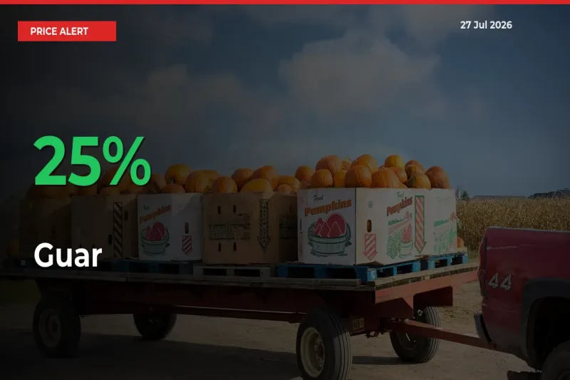 Guar Mandi Rate Today: Prices Jump 25% at Market