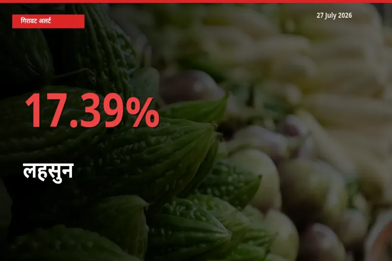 अचानक झटका! मंडी में लहसुन के दाम 17.39% टूटे