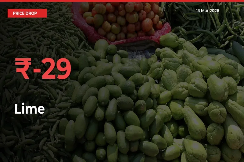 Why Lime Prices Fell 28.95% in a Day at Mandis