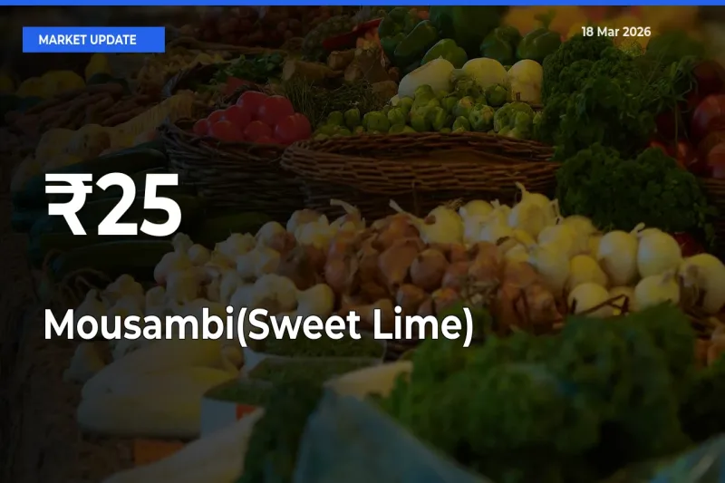 Mousambi(Sweet Lime) Prices Trend Across 25+ Mandis – Market Direction Turns Clear