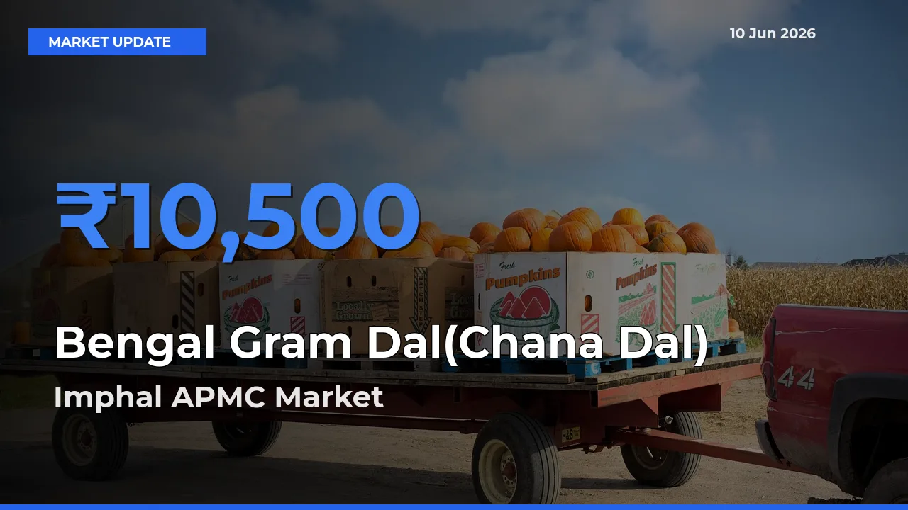 Imphal APMC Tops Bengal Gram Dal(Chana Dal) Mandi Rates Today