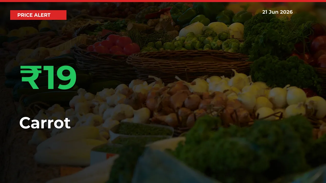 Why Carrot Prices Rose 18.51% in a Day at Mandis