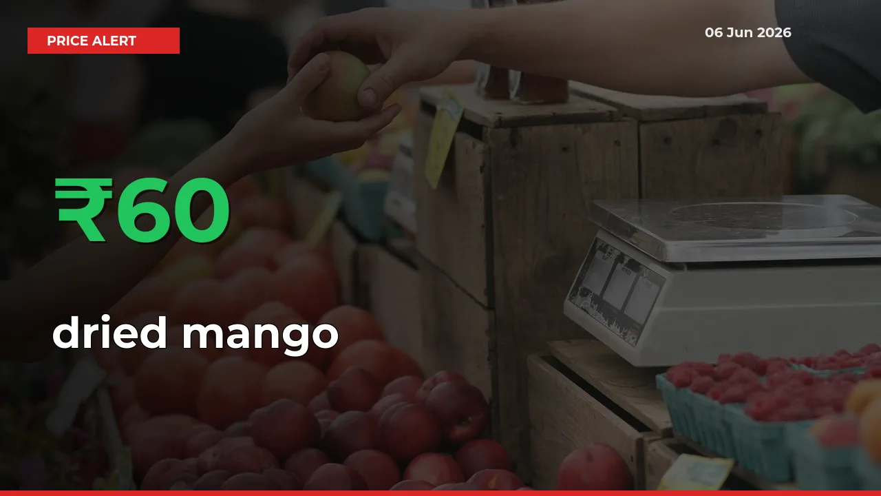 Why dried mango Prices Rose 60.46% in a Day at Mandis