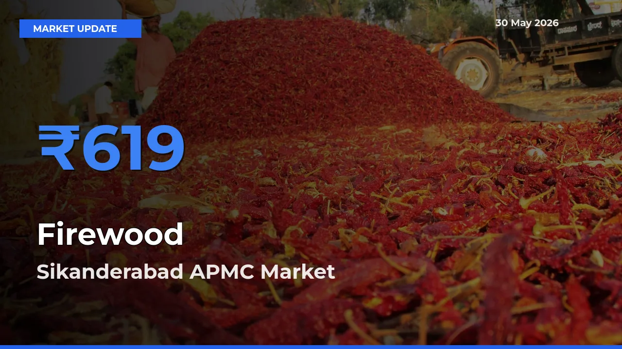 Firewood Mandi Rate Today: Sikanderabad APMC Tops the List