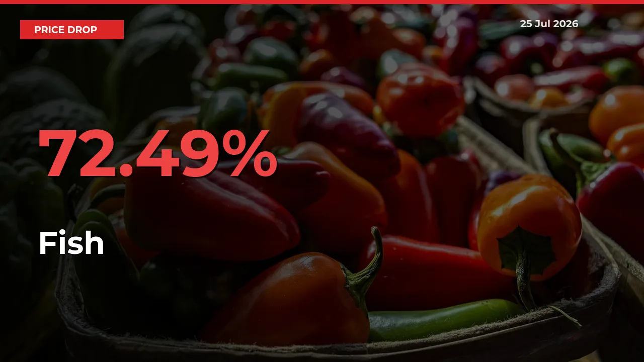 Why Fish Prices Fell 72.49% in a Day at Mandis