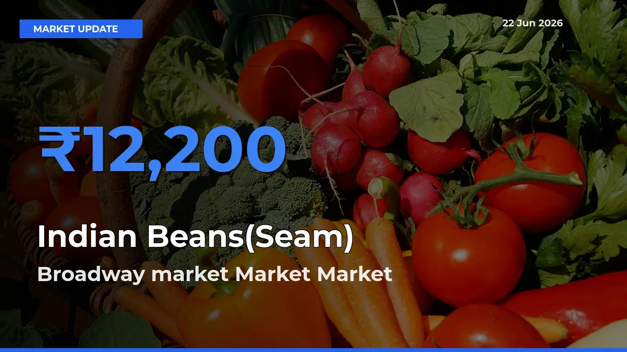 Broadway market Market Tops Indian Beans(Seam) Mandi Rates Today