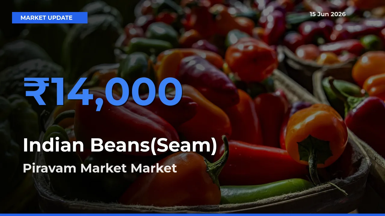 Piravam Market Tops Indian Beans(Seam) Mandi Rates Today