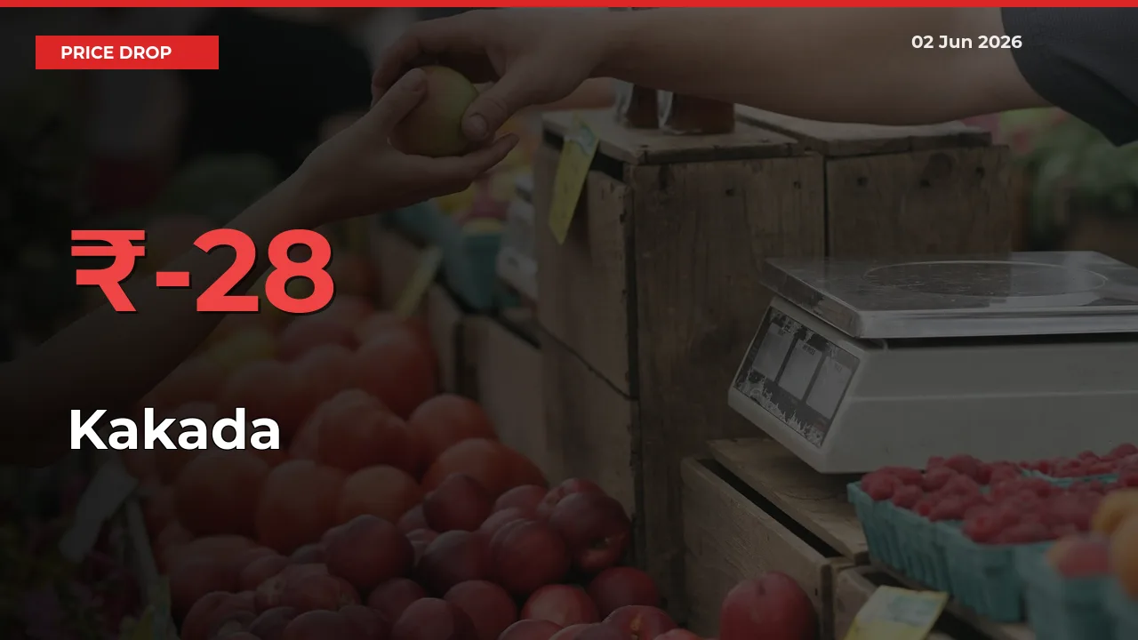 Why Kakada Prices Fell 27.62% in a Day at Mandis