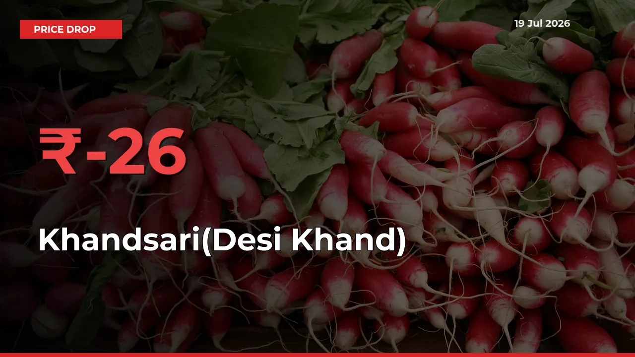 25.67% Drop in Khandsari(Desi Khand) Prices – Mandi Sees Sudden Fall