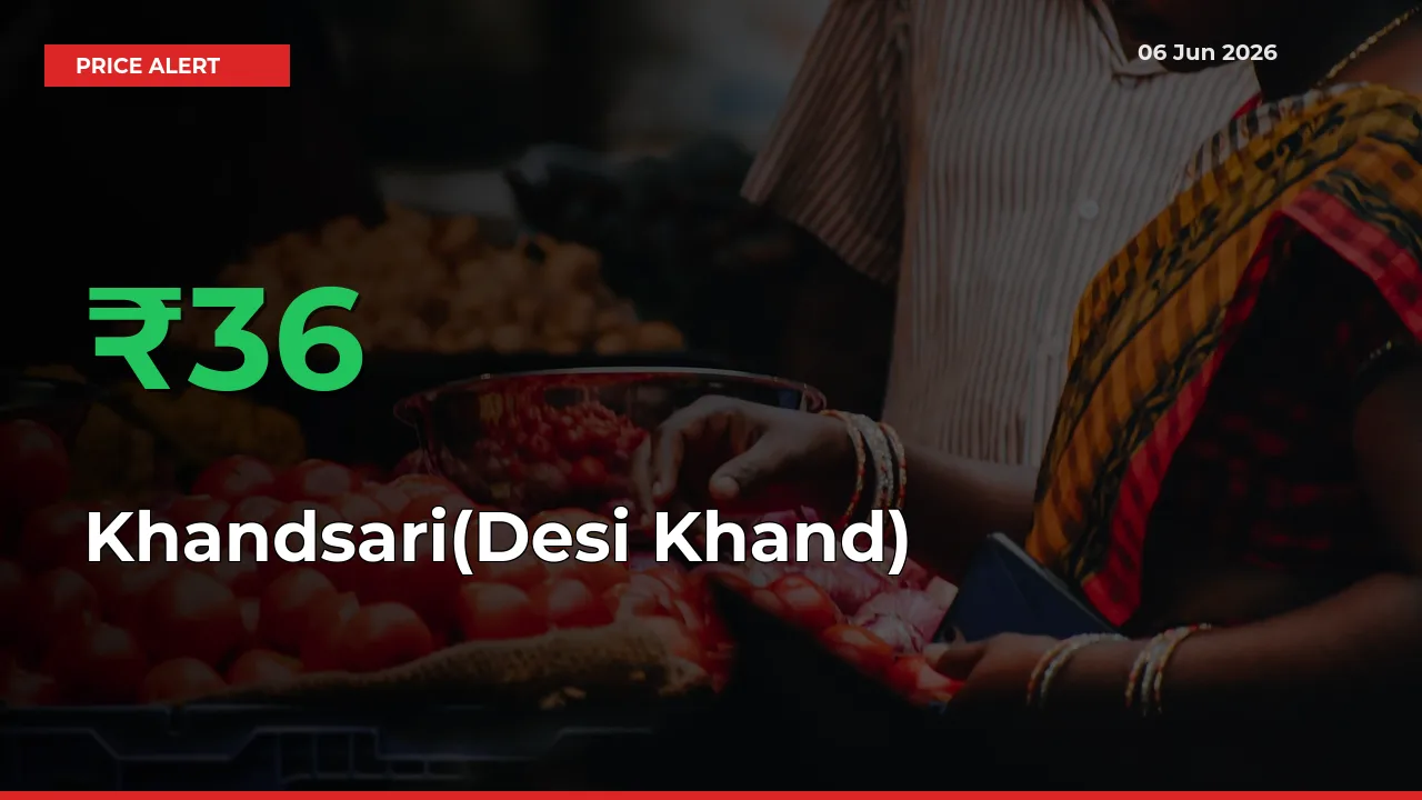 This Mandi Records 35.94% Jump in Khandsari(Desi Khand) Prices