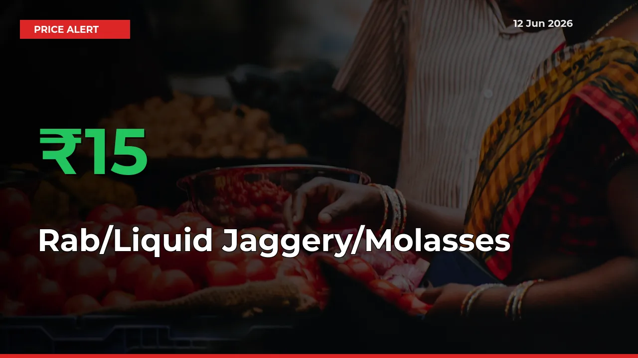 Why Rab/Liquid Jaggery/Molasses Prices Rose 15.01% in a Day at Mandis