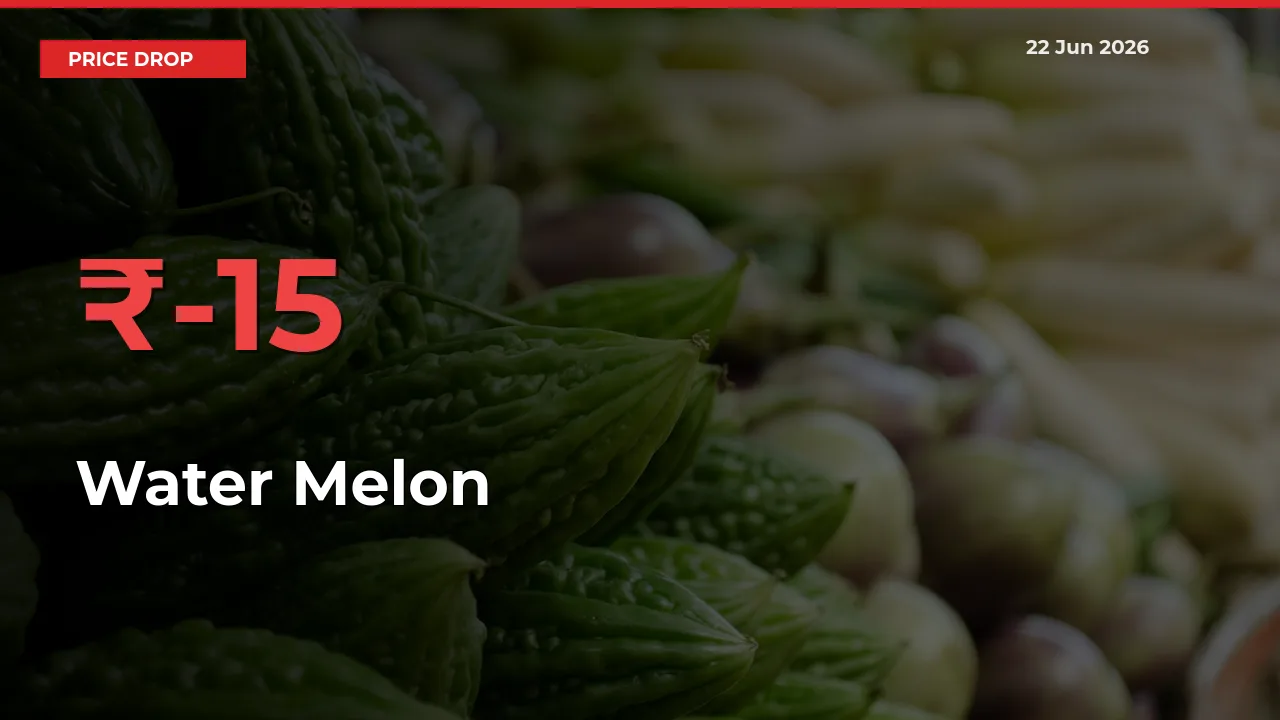 15.4% Drop in Water Melon Prices – Mandi Sees Sudden Fall