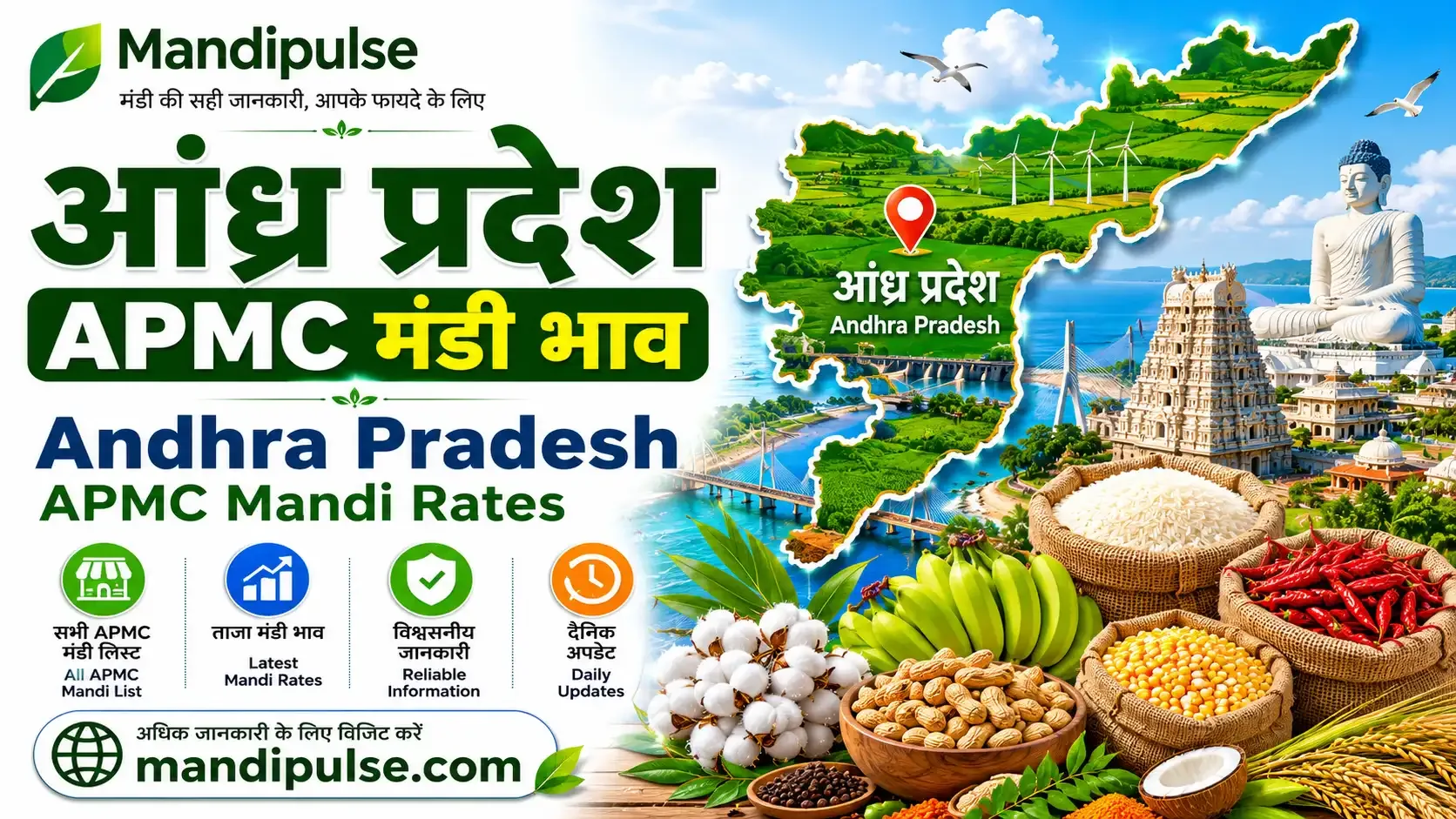 Andhra Pradesh mandi bhav today - latest APMC commodity rates Andhra Pradesh mandi bhav today - latest APMC commodity rates