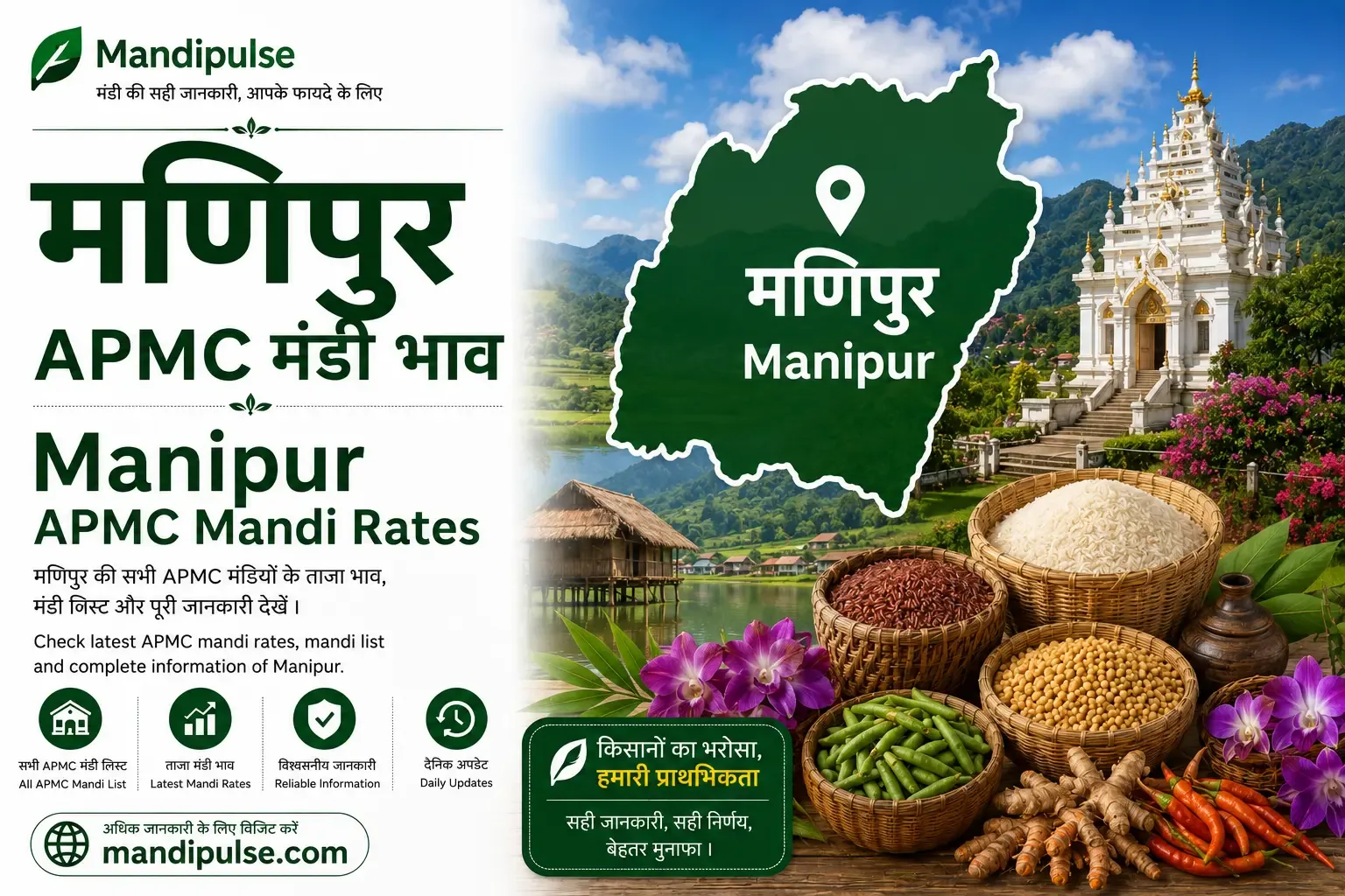 Manipur mandi bhav today - latest APMC commodity rates Manipur mandi bhav today - latest APMC commodity rates